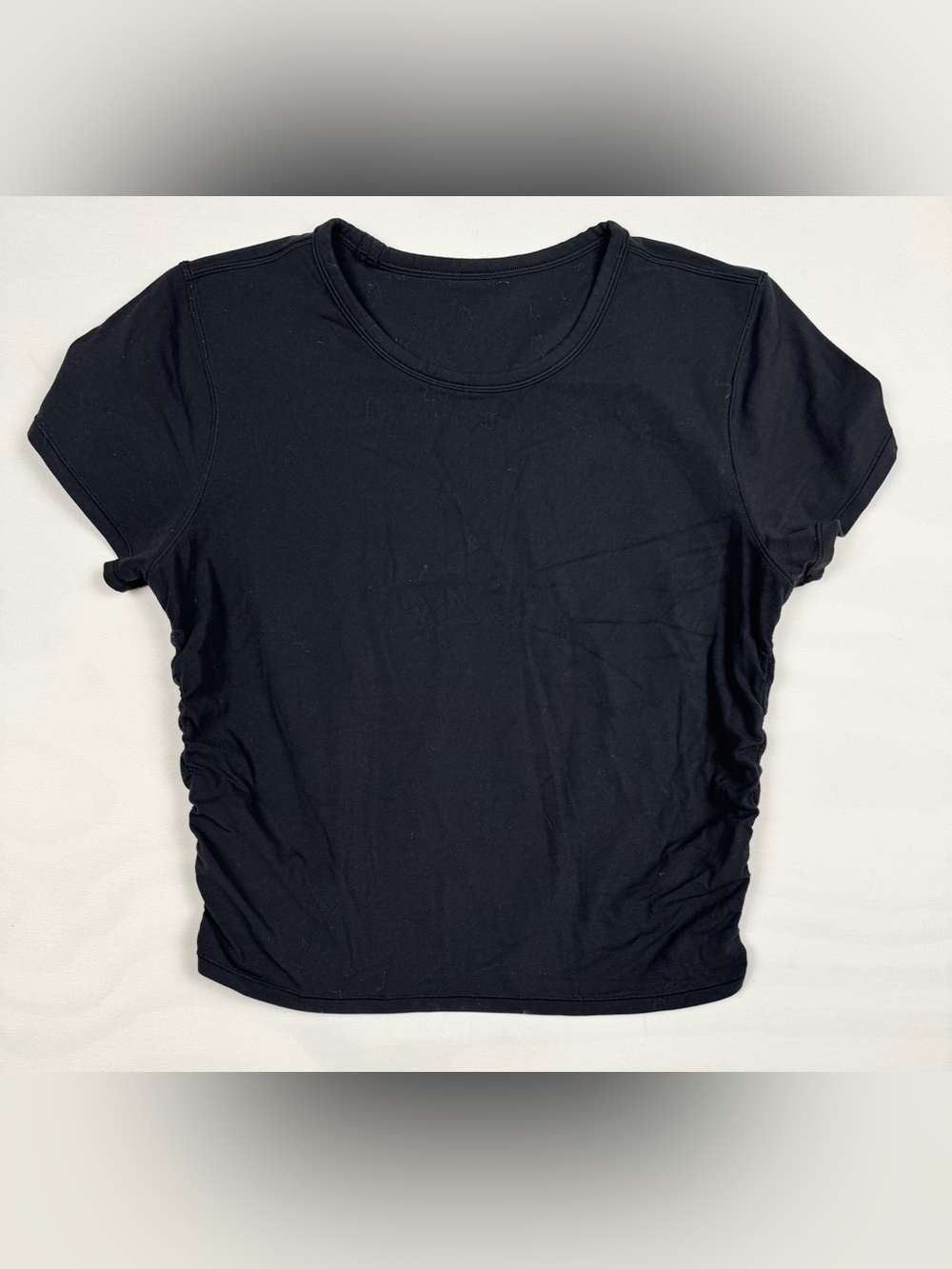 Lululemon All It Takes Short Sleeve Black Women’s 8 Retail $64